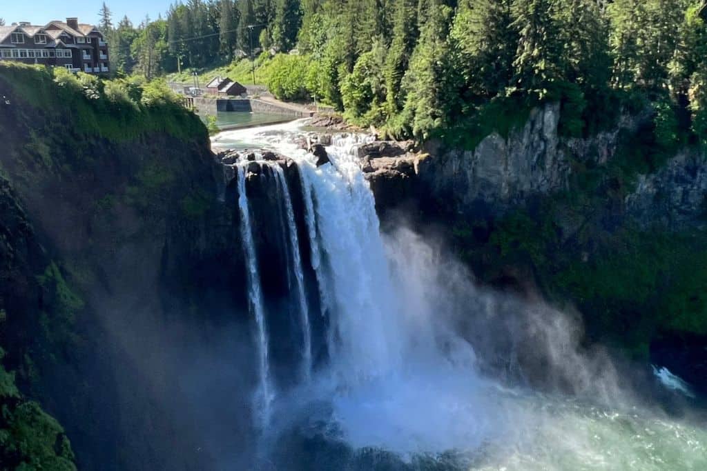 The Upper Observation Deck offers unparalleled views of Snoqualmie Falls, a not-to-be-missed spectacle.